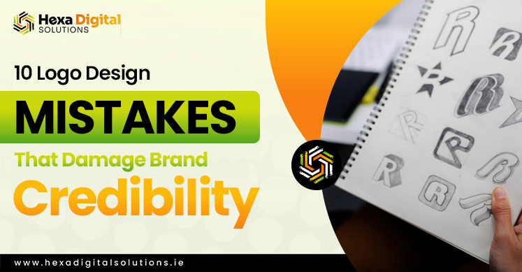 10 Logo Design Mistakes That Damage Brand Credibility - Hexa Digital Solutions