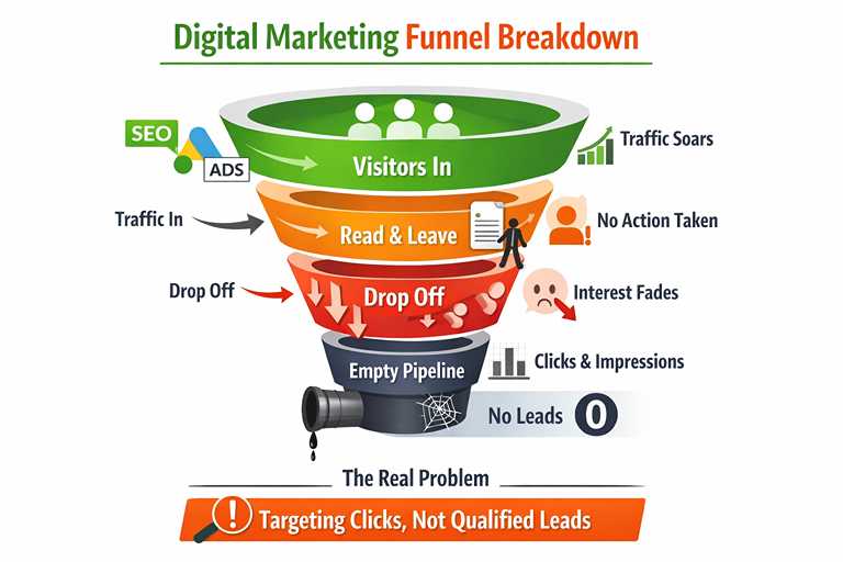 Digital Marketing Funnel Breakdown