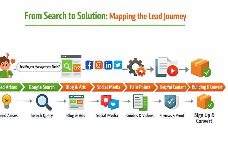 From search to solutions mapping the lead journey
